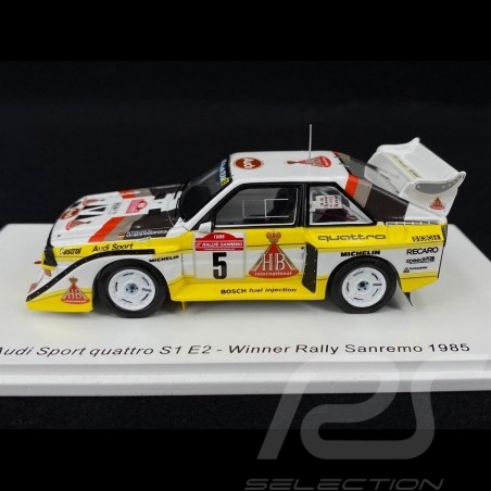 Audi Sport Quattro S1 Evo 2 n° 5 Vainqueur Rallye San Remo 1985 1/43 Spark S5192