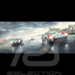 Poster Ferrari 250 GTO Bleu Targa Florio 1964 Edition Limitée