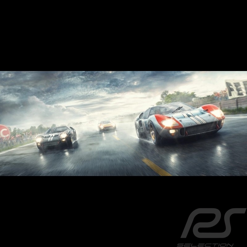 Poster Ferrari 250 GTO Bleu Targa Florio 1964 Edition Limitée