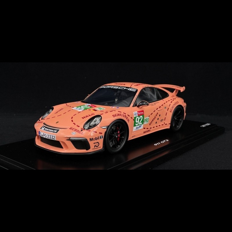 スパーク 特注 1/43 ポルシェ 911 (991) GT3 #92 2018 Porsche 911 