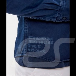 Steve McQueen Shirt US army Marineblau - Herren