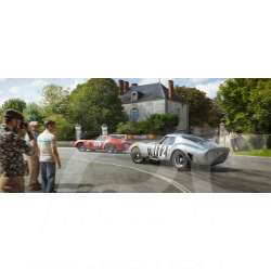 Poster Ferrari 250 GTO Bleu Targa Florio 1964 Edition Limitée