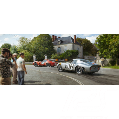 Poster Ferrari 250 GTO Bleu Targa Florio 1964 Edition Limitée
