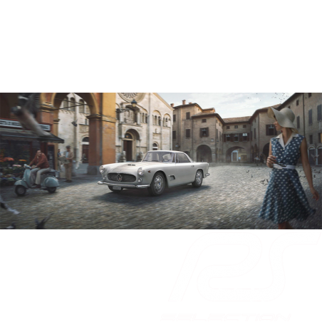Poster Ferrari 250 GTO Bleu Targa Florio 1964 Edition Limitée