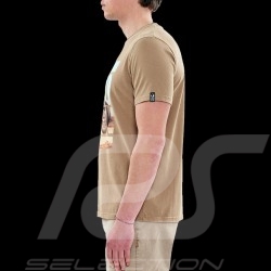 T-shirt Steve McQueen Moto Triumph n° 955 Beige sable - homme men herren