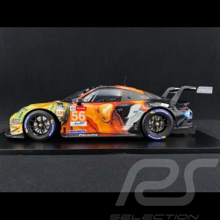 Porsche 911 RSR type 991 vainqueur 24h du Mans 2019 n° 56 Team Project One 1/12 Spark 12S019