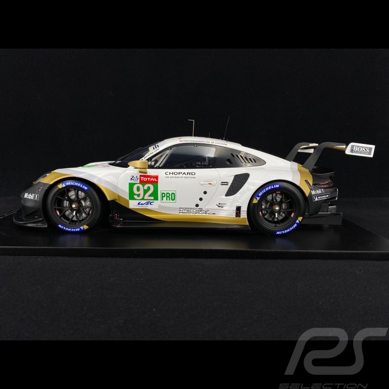 Porsche 911 RSR  Type 991 N° 92 24H Le Mans 2019 1/12 Spark 12S018