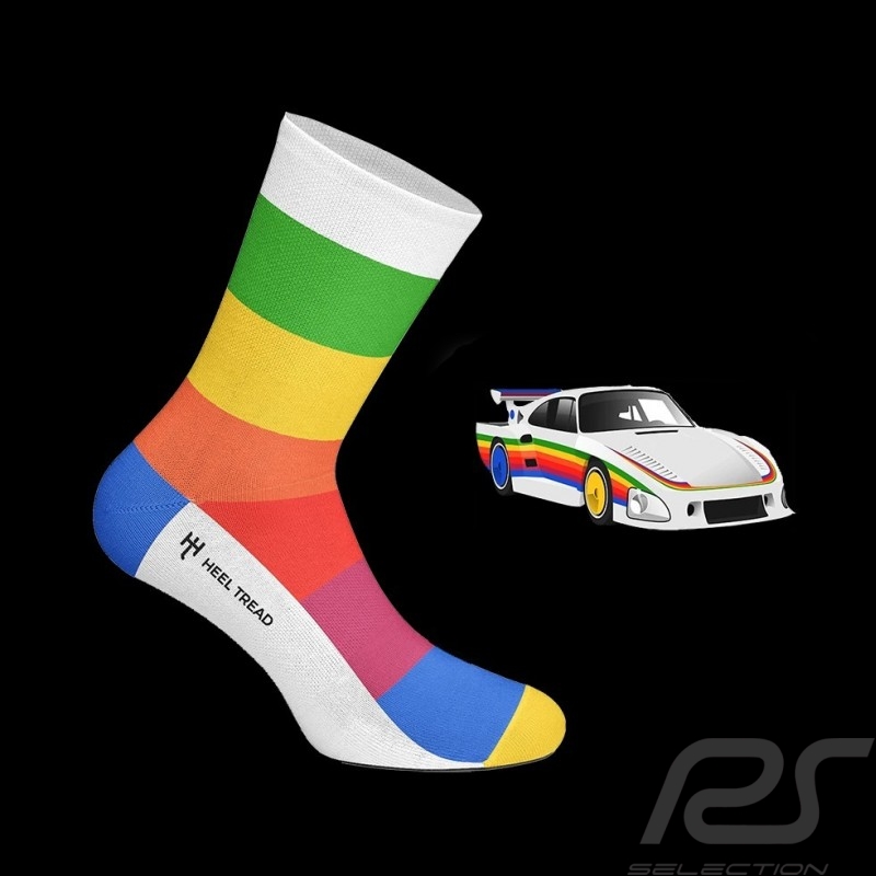 Chaussettes Jägermeister orange / vert / noir - mixte - Pointure 41/46
