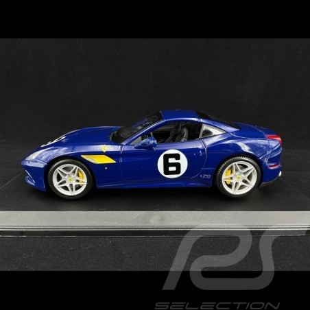 Ferrari California T n° 6 "The Sunoco" 70ème anniversaire bleu 1/18 Bburago 76104