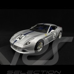 Ferrari California T n° 14 "The Hot Rod" 70ème anniversaire argent / bande bleue 1/18 Bburago 76103