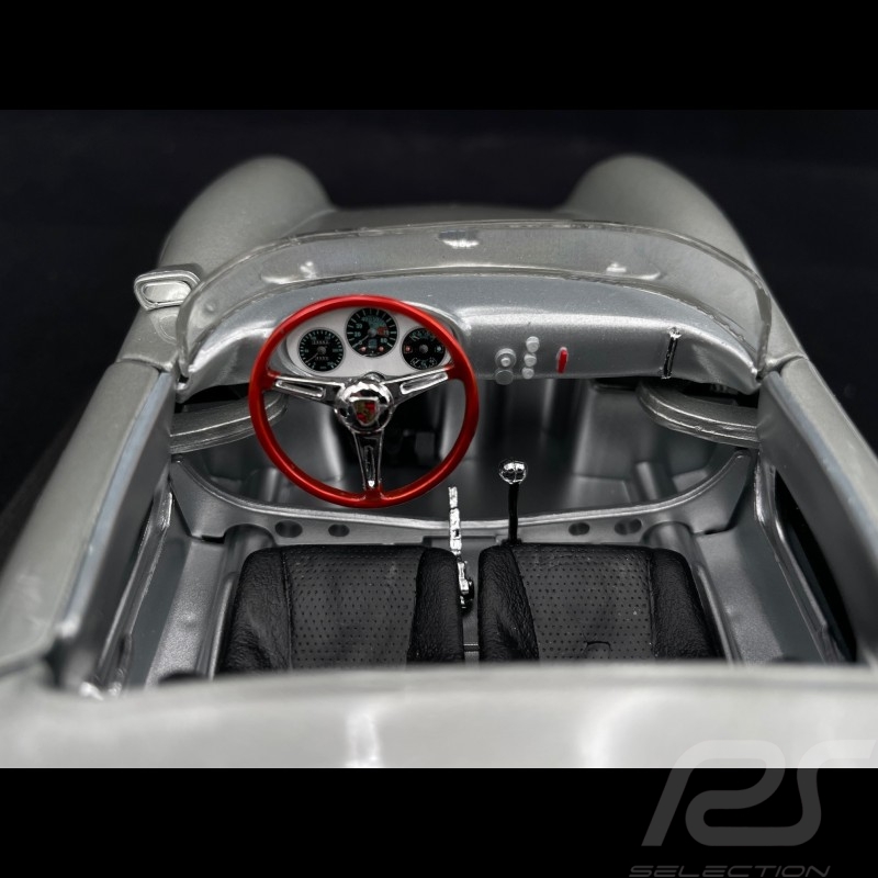 Maisto Porsche 550 A Spyder 1:18 Diecast Silver 31843 