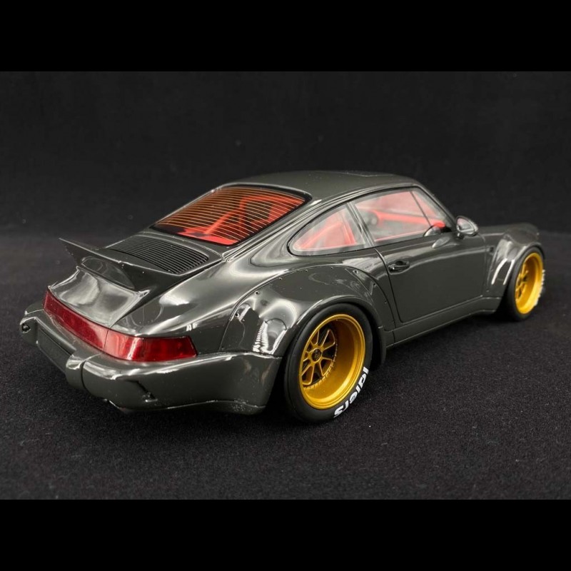 Porsche 911 type 964 RWB Bourgogne grey 1/18 GT Spirit GT816