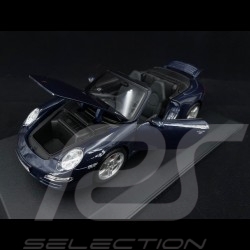 Porsche 997 Carrera S Cabriolet bleu 1/18 Maisto 31126