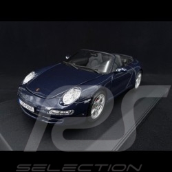 Porsche 997 Carrera S Cabriolet blue 1/18 Maisto 31126
