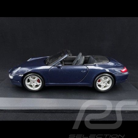 Porsche 997 Carrera S Cabriolet blue 1/18 Maisto 31126