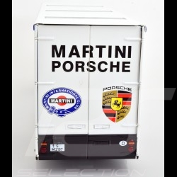 Mercedes O 317 camion Porsche transporteur Martini Racing Blanc 1/18 CMR CMR154