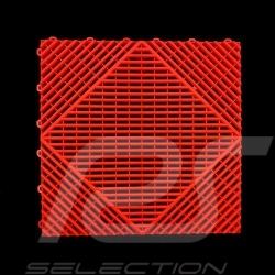 Dalle de garage Rouge RAL3020 Qualité-Prix Garantie 15 ans - Lot de 6 dalles de 40 x 40 cm
