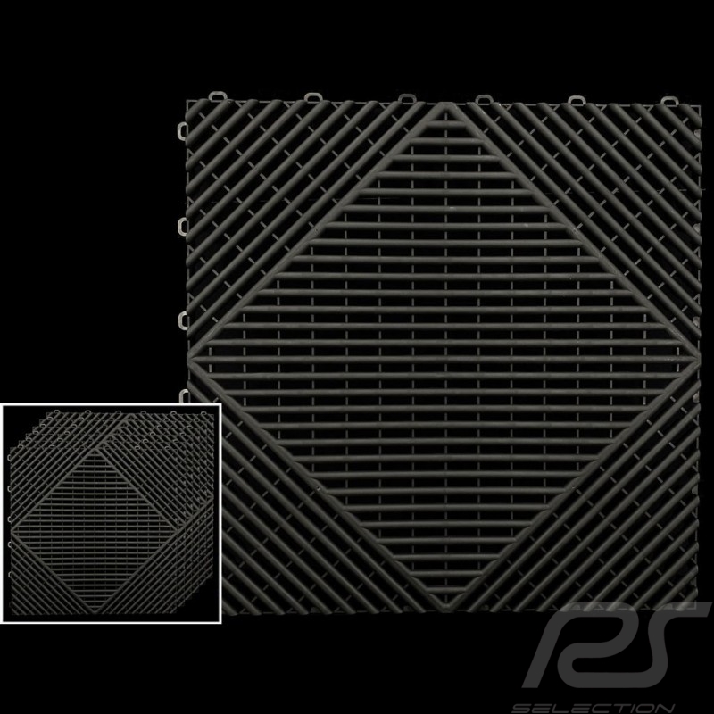 Garagenplatten Farbe Schwarz RAL9004 - 15 Jahre Garantie - Satz mit 6 Platten von 40 x 40 cm Garagenplatten Farbe Schwarz RAL9004 - 15 Jahre Garantie - Satz mit 6 Platten von 40 x 40 cm