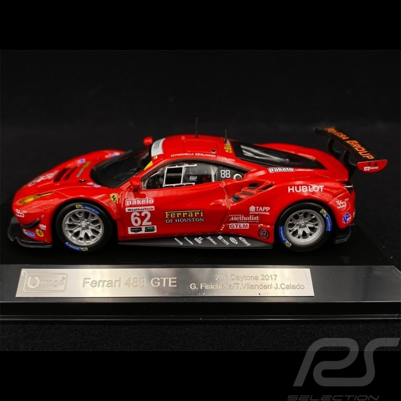 Ferrari 488 GTE 24h de Daytona 2017 n° 62 Risi Competizione 1/43 Bburago 36301