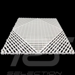 Dalle de garage Blanc RAL9010 Qualité-Prix Garantie 15 ans - Lot de 6 dalles de 40 x 40 cm Garage floor tiles Garagenplatten 