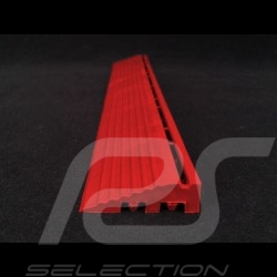 Sloped edging for garage slab - Colour Red RAL3020 - set of 4 - without eyelets