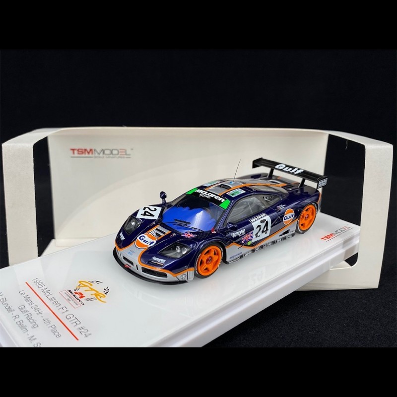 McLaren F1 GTR n° 24 Gulf Racing 24H Le Mans 1995 1/43 True Scale TSM124336