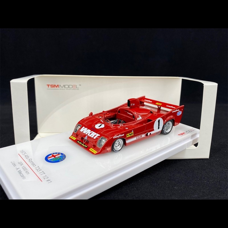 Alfa Romeo T33 TT 12 n° 1 1000 km Spa 1975 1/43 True Scale TSM164309