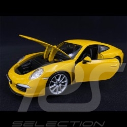 Porsche 911 Type 997 Carrera S Yellow 1/24 Bburago 21065