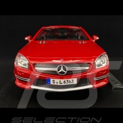 Mercedes-Benz SL63 AMG 2012 Red 1/18 Maisto 36199