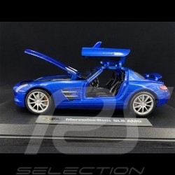 Mercedes-Benz SLS AMG Gullwing Blue 1/18 Maisto M36196