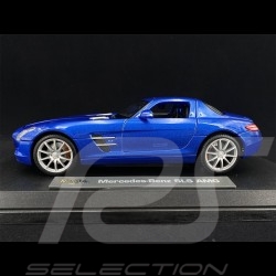 Mercedes-Benz SLS AMG Gullwing Blue 1/18 Maisto M36196