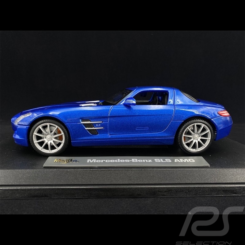 Mercedes-Benz SLS AMG Gullwing Blau 1/18 Maisto M36196 Mercedes-Benz SLS AMG Gullwing Blau 1/18 Maisto M36196