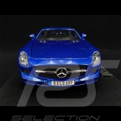 Mercedes-Benz SLS AMG Gullwing Blau 1/18 Maisto M36196