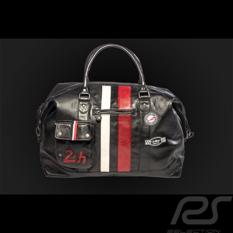 Très Grand Sac Cuir 24h Le Mans - Noir