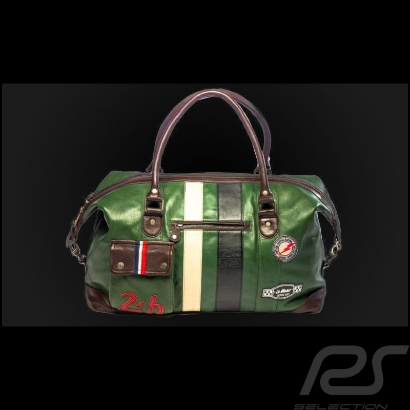 Sehr Große Ledertasche 24h Le Mans - Rot 26062