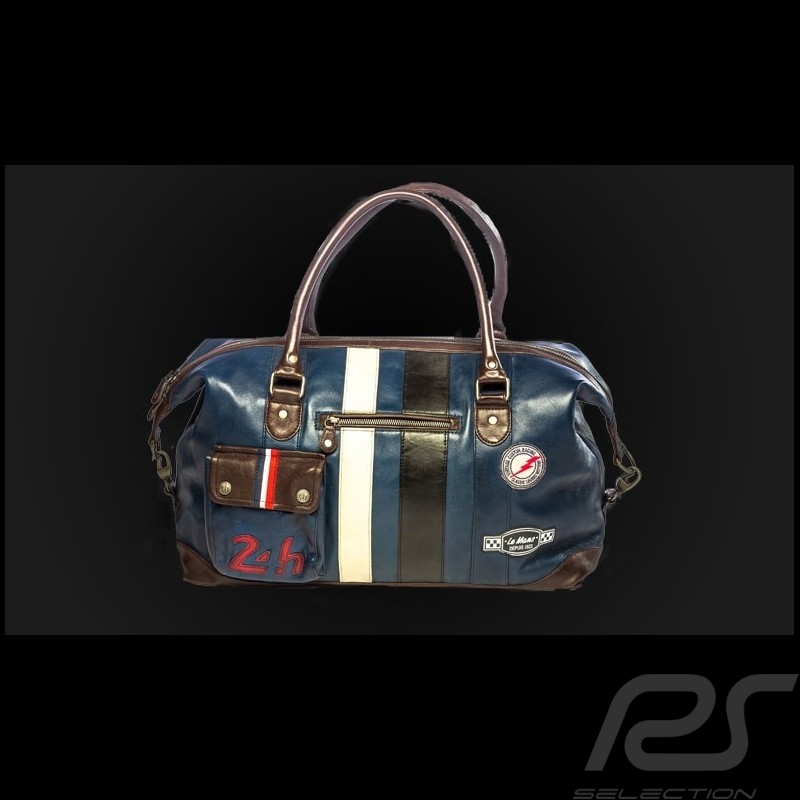 Très Grand Sac Cuir 24h Le Mans - Noir