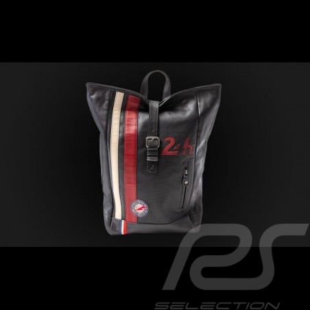 Très Grand Sac Cuir 24h Le Mans - Noir