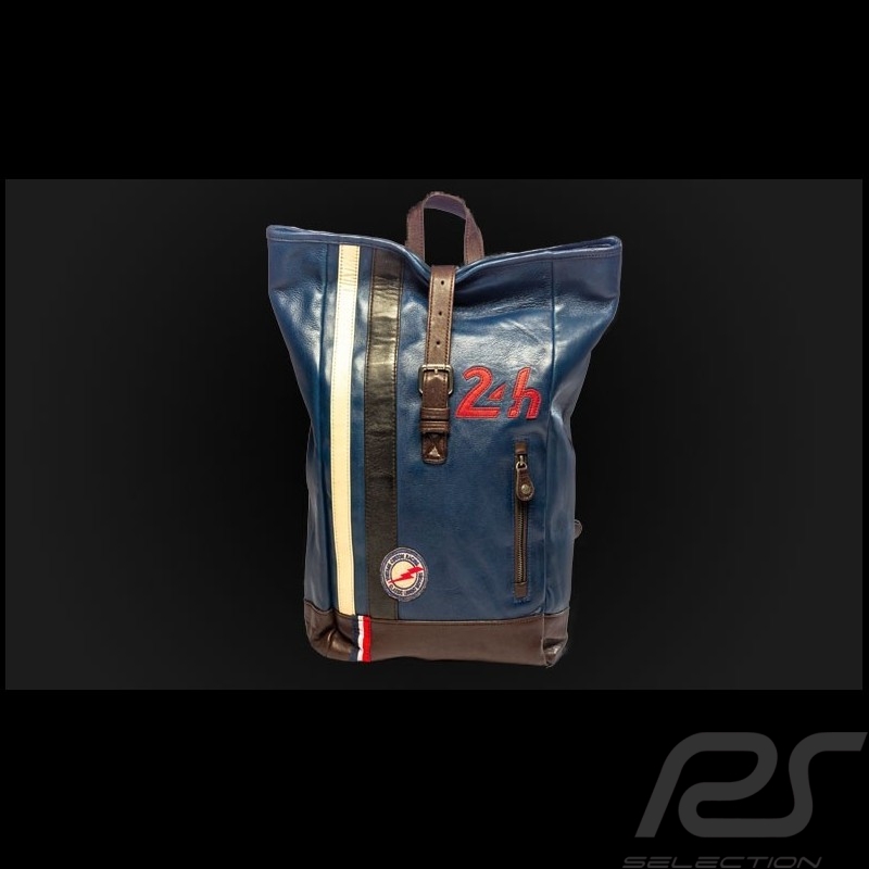 Lederrucksack 24h Le Mans - Königsblau 26064