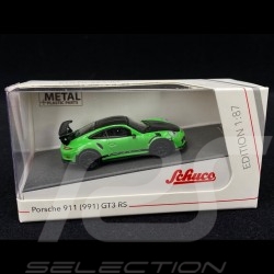 Porsche 911 GT3 RS type 991 Weissach pack Lizard green 1/87 Schuco 452660000