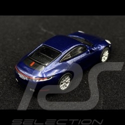 Porsche 911 Turbo S type 992 bleu gentiane 1/87 Schuco 452653200