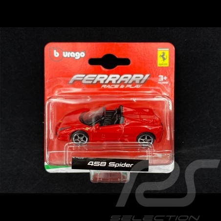 Ferrari 458 Spider Rouge 1/64 Bburago 56000
