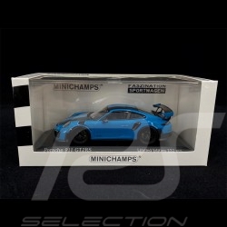 Porsche 911 GT2 RS Type 991 Weissach 2018 Bleu Turquoise Noir 1/43 Minichamps 413067234