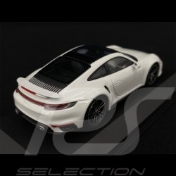 Porsche 911 Turbo S Type 992 2020 Weiß Silber 1/43 Minichamps 413069476 - Exklusivmodell