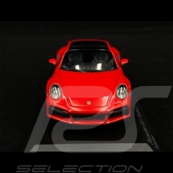 Porsche 911 Turbo S Type 992 2020 Rouge Noir 1/43 Minichamps 413069479 - Edition Limitée