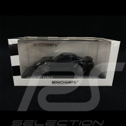 Porsche 911 Turbo S Type 992 2020 Schwarz Silber 1/43 Minichamps 413069490 - Exklusivmodell