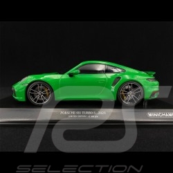 Porsche 911 Turbo S Type 992 2020 Python Green 1/18 Minichamps 153069077 - Limited Edition