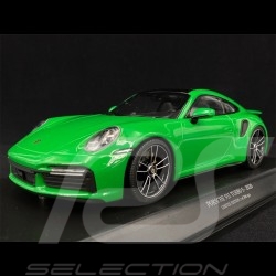 Porsche 911 Turbo S Type 992 2020 Pythongrün 1/18 Minichamps 153069077 - Exklusivmodell