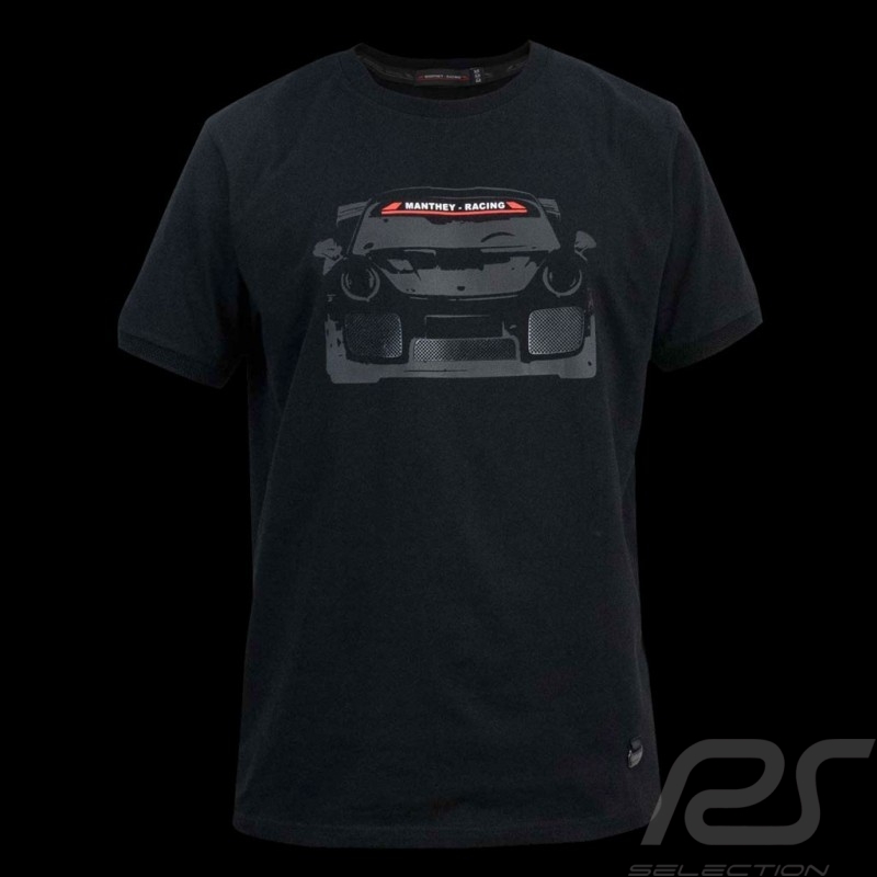 Porsche T-shirt Manthey Racing Porsche 911 GT2 RS Nürburgring 2018 Schwarz - Herren
