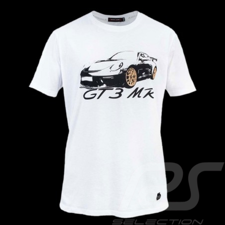Porsche T-shirt Manthey Racing Porsche 911 GT3 MR White - men