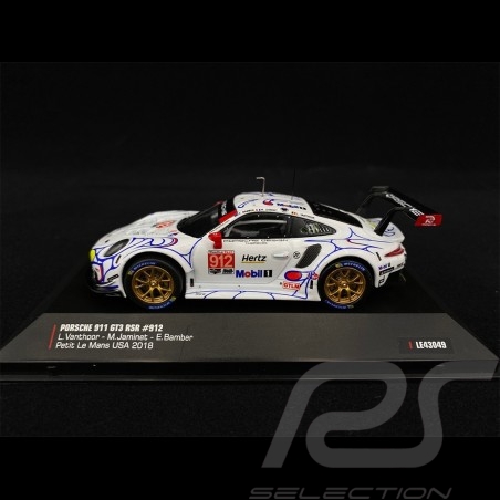 Porsche 911 GT3 RSR Type 991 n° 912 Petit Le Mans 2018 1/43 IXO MODELS LE43049
